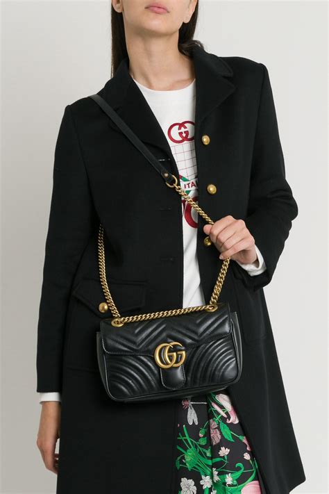 gucci 474293|gg marmont matelassé small bag.